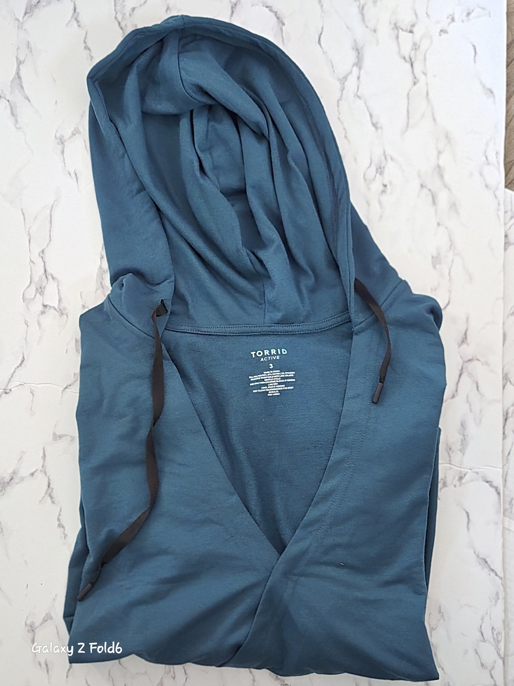 Torrid Teal Plus Size Hooded Pullover
